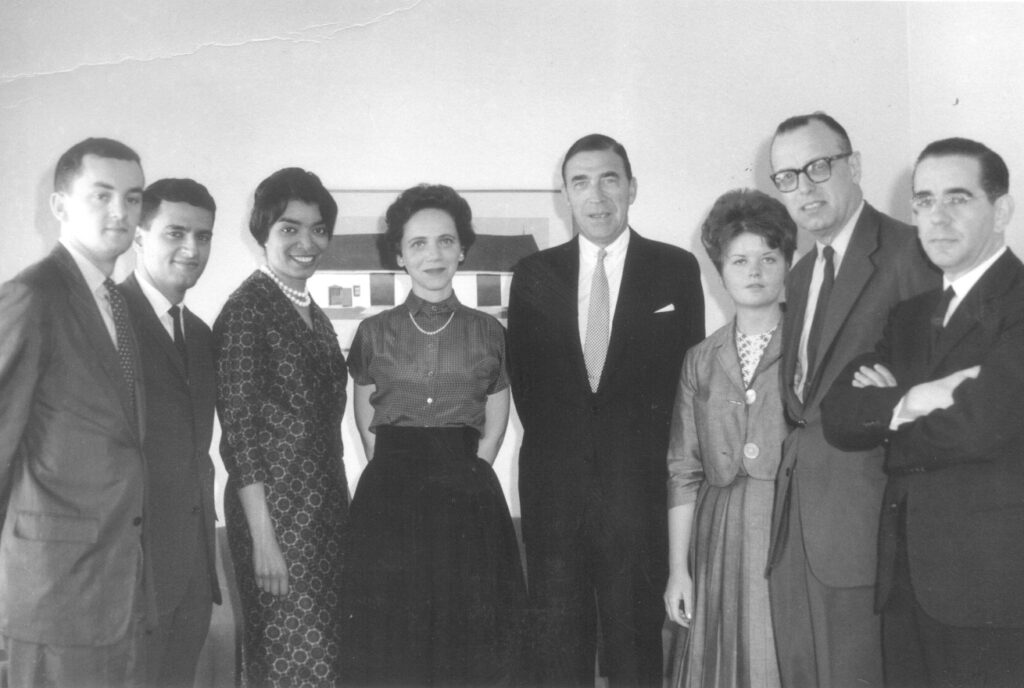The first group of U.S. Fulbrighters to Portugal at the Fulbright Commission, 1961