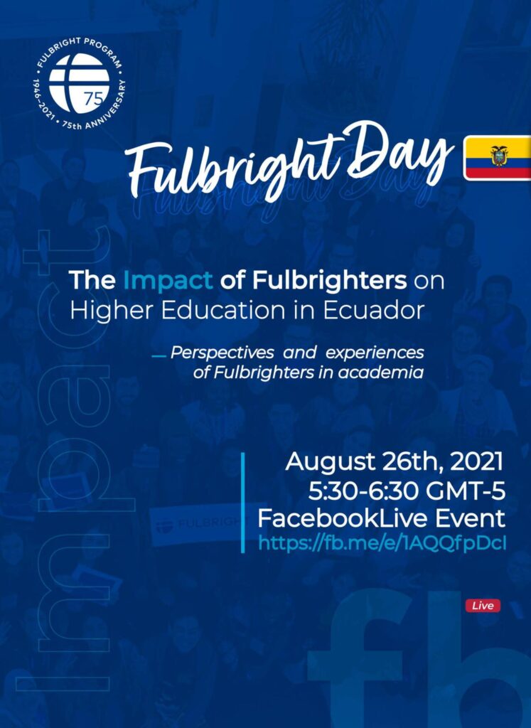 Fulbright Day Ecuador Promotional Graphic