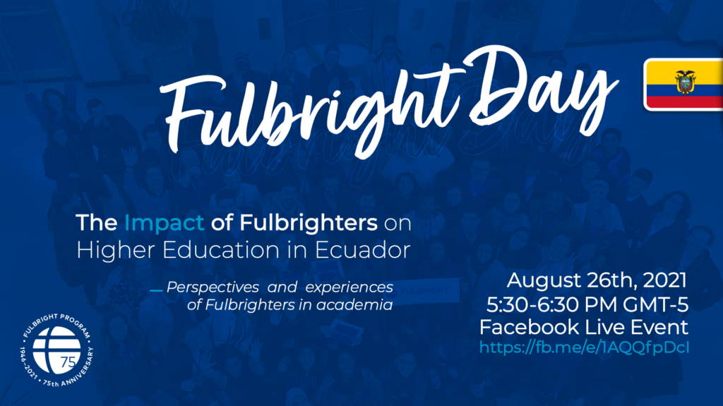 Fulbright Day Ecuador promotional graphic